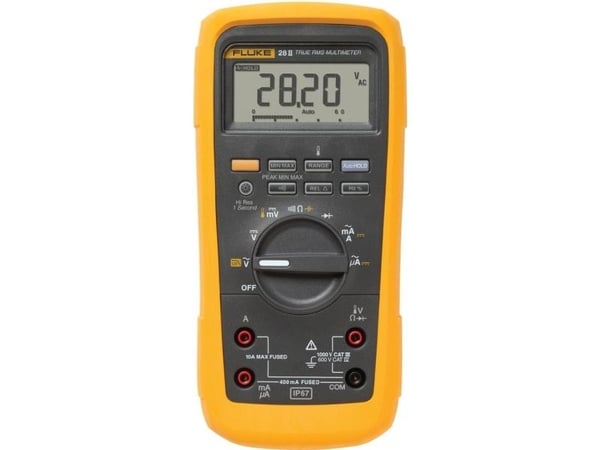 Fluke 28 II, LCD, Batteri, AA, 1,5 V, 100 mm, 63,5 mm
