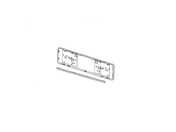 Thule registreringsskyltfäste 520x110 mm