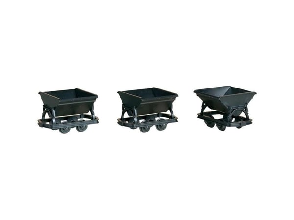 Auhagen 41702, HO (1:87), Musta, 3 kpl