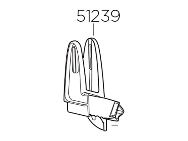 Thule styre skinne til 921/923 - højre
