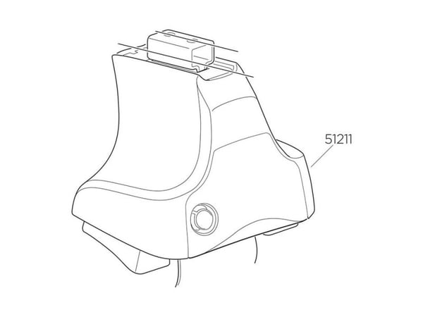 Thule löst fotstöd 754