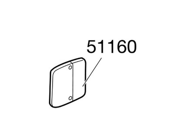Thule løst lygteglas f/976 og 9502-03 949