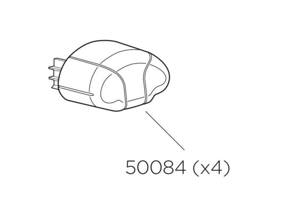 Thule 4 x plast endestykke til aero