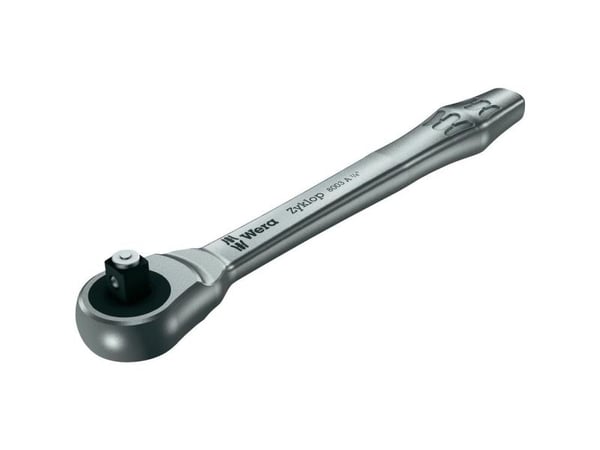 Wera 8003 A, Hylsnyckel, 1 styck, Krom, CE, Handtag till hylsnyckel, 1 styck