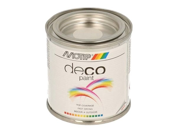 Motip Deco Ral 9010 Glans Hvid 100ml dåse