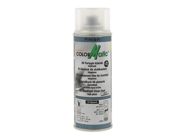 ColorMatic 2k Klarklak til forlygter high gloss 200ml ColorMatic 2k Klarklak til forlygter high gloss 200ml