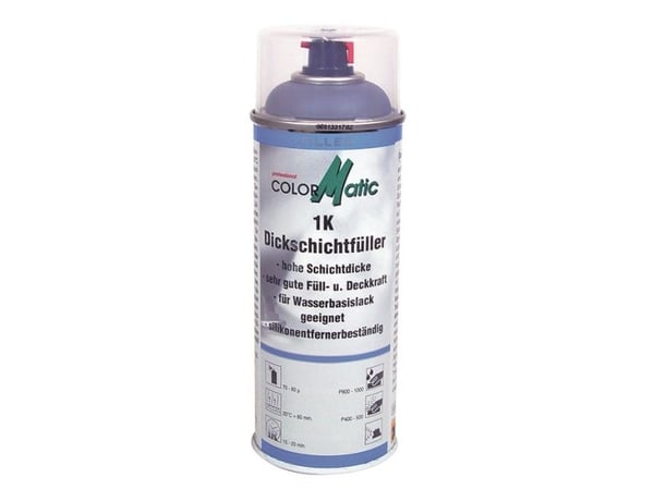 ColorMatic High Build primer lysegrå 400ml.