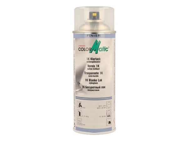 ColorMatic klarlak satin mat 400ml. ColorMatic klarlak satin mat 400ml.