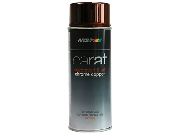 Motip Carat krom koppar 400ml.