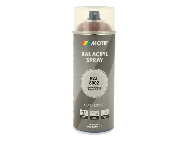 Motip Ral 8002 high gloss signal brown