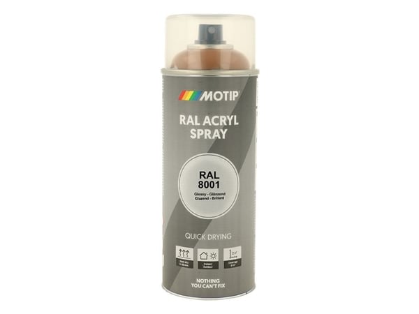 Motip Ral 8001 high gloss ochre brown
