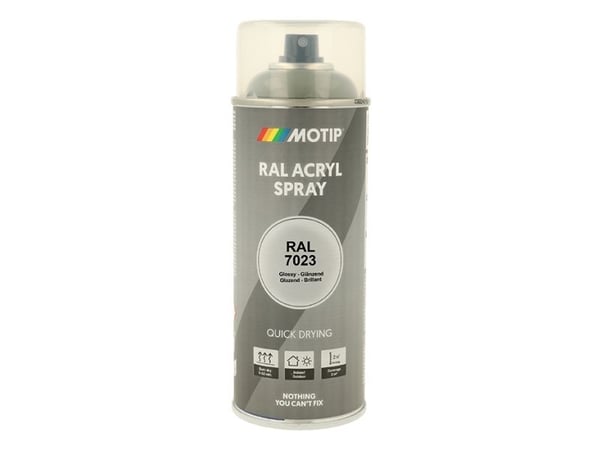 Motip Ral 7023 high gloss concrete grey