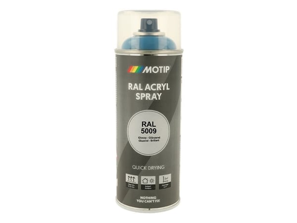 Motip Ral 5009 high gloss azure blue