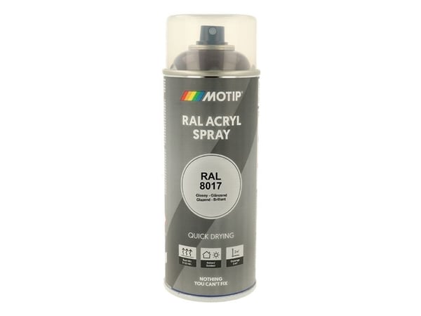 Motip Ral 8017 high gloss chocolate brown