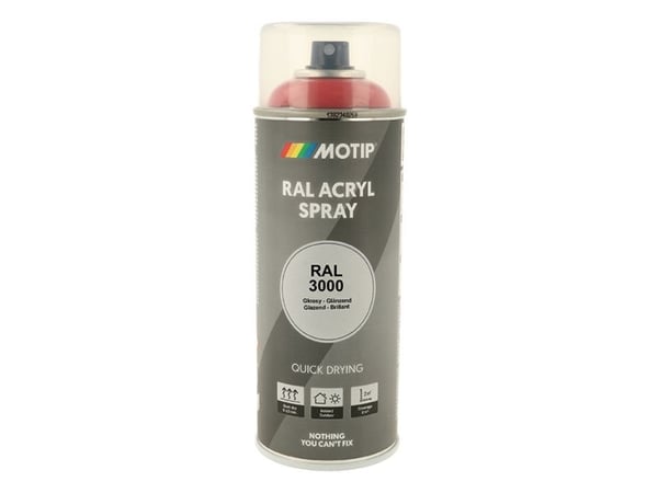 Motip Ral 3000 high gloss flame red