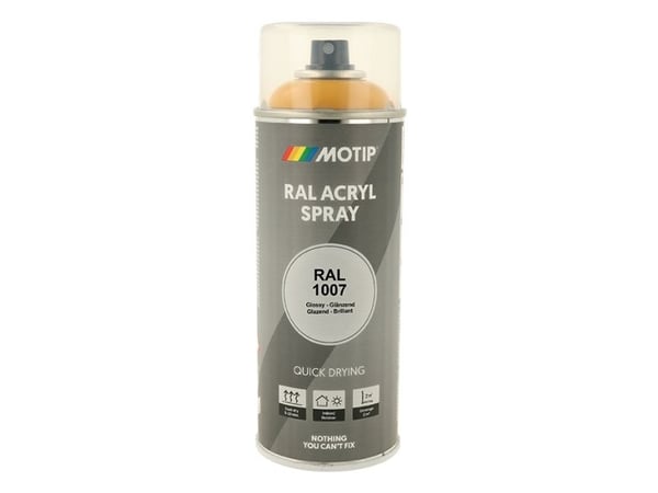 Motip Ral 1007 high gloss daffodil yellow