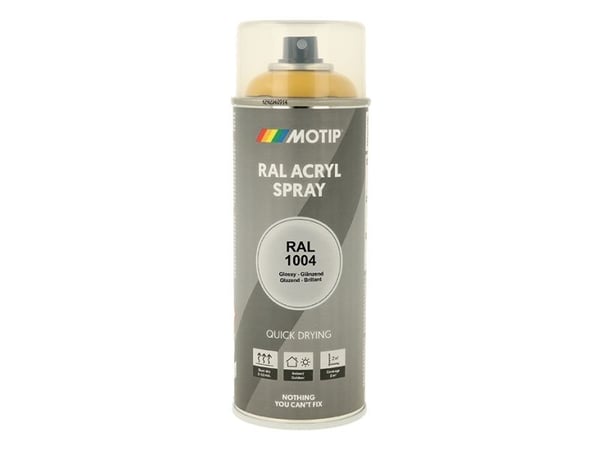Motip Ral 1004 high gloss gold yellow