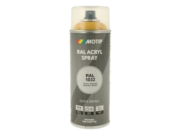 Motip Ral 1032 high gloss broom yellow