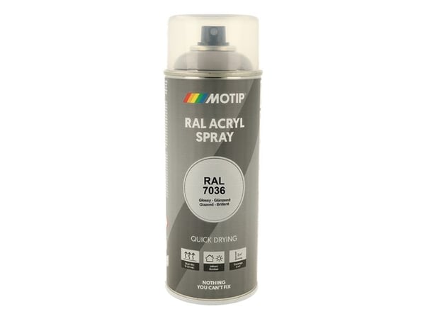 Motip Ral 7036 high gloss platinum grey