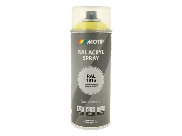 Motip Ral 1016 high gloss sulphur yellow
