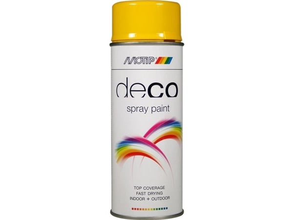 Motip deco Ral 1021 rapsgul 400ml.