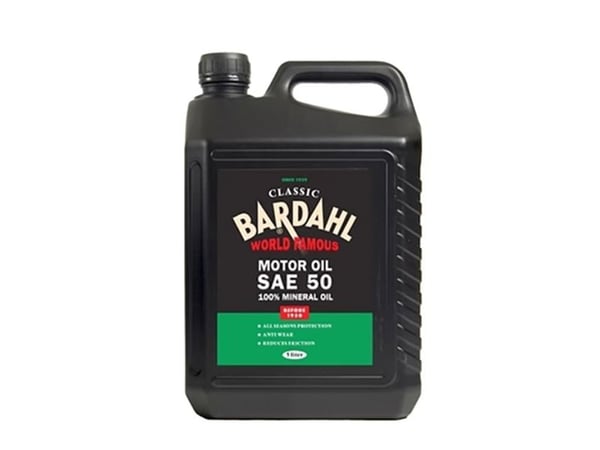 Bardahl 5 litraa Sae50 Singlegrade Classic Bardahl 5 litraa Sae50 Singlegrade Classic