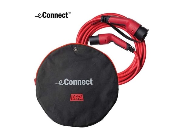 DEFA eConnect pehmeä säilytyspussi latauskaapelille
