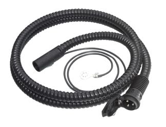 Miniplug indtagskabel 1,0m sort