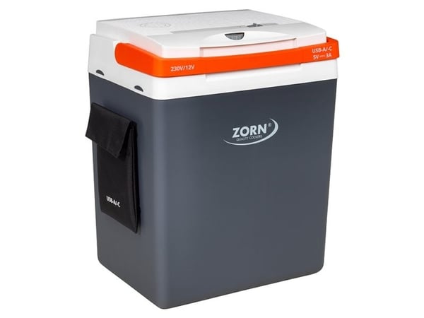 ZORN 30L elektrisk kjøleboks 12/230V og USB-tilkobling