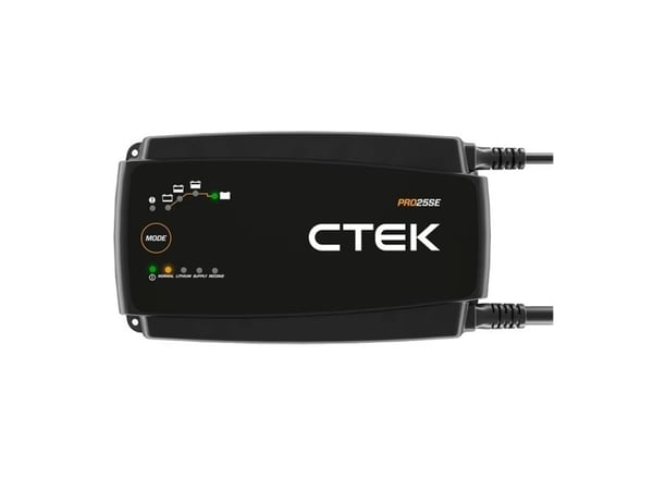 CTEK PRO25SE lader multi 12 V 25 A, 6 m kabler