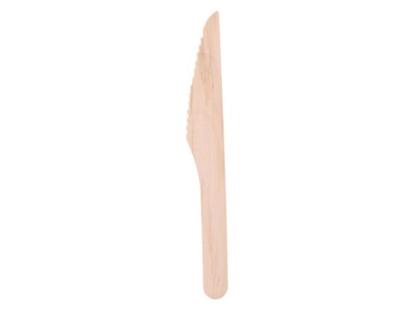 Alpina engångs träskaftknivar 16 cm, 50 st.