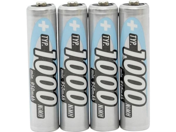 ANSMANN Energy Micro - Batteri 4 x AAA - NiMH - (ladbare) - 1000 mAh