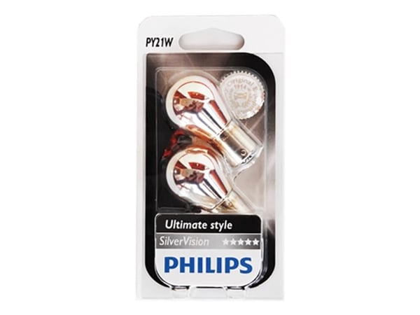 Philips SilverVision 12496SVB2 perinteiset sisä- ja merkinantovalopolttimot, 21 W, 12 V, 2 kpl