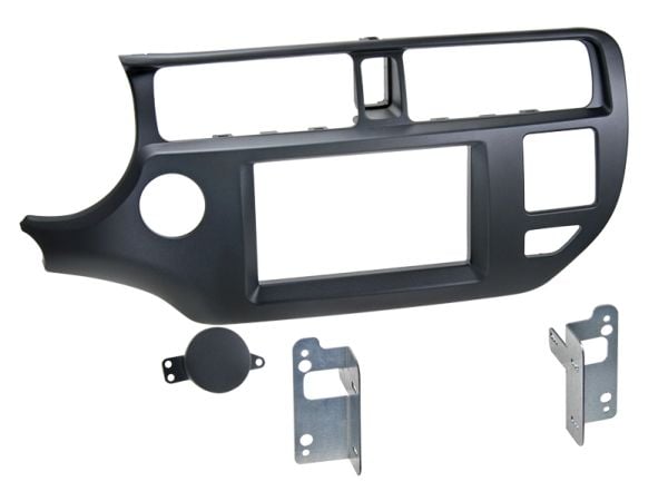 2-DIN radioramme Kia Rio 9/2011- sort