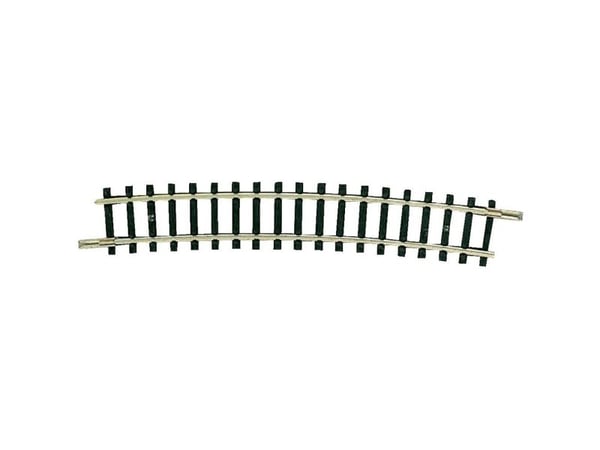 Fleischmann skinnestykke 22226 N (uten ballast) buet spor 15° 362,6 mm