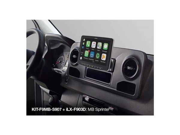 Alpine 9" monteringssats för Sprinter w907 2018->