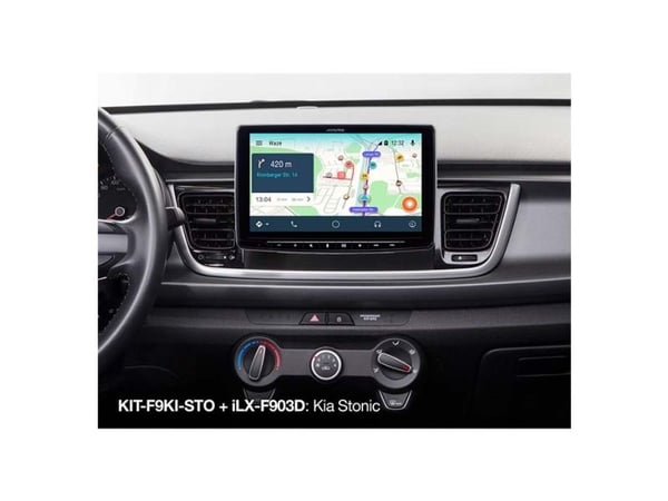 Alpine 9" monteringssats för Kia Stonic 2017->