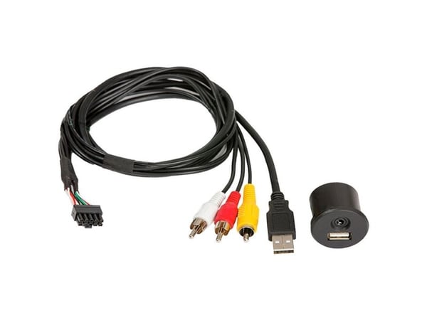 Alpine USB/aux-kontakti m. Kaapeli