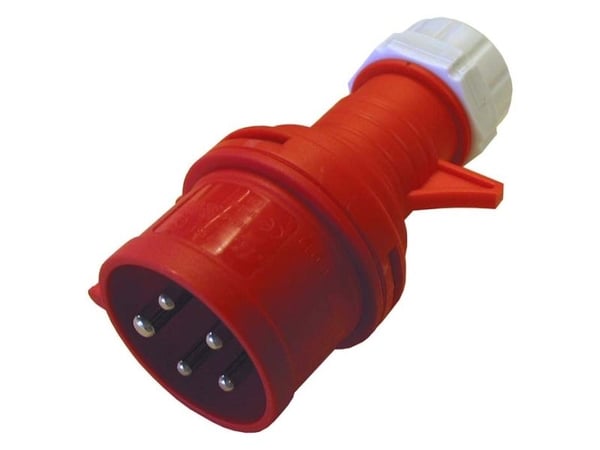 Cee pistoke vaiheinvertteri 16/400v ip44 punainen