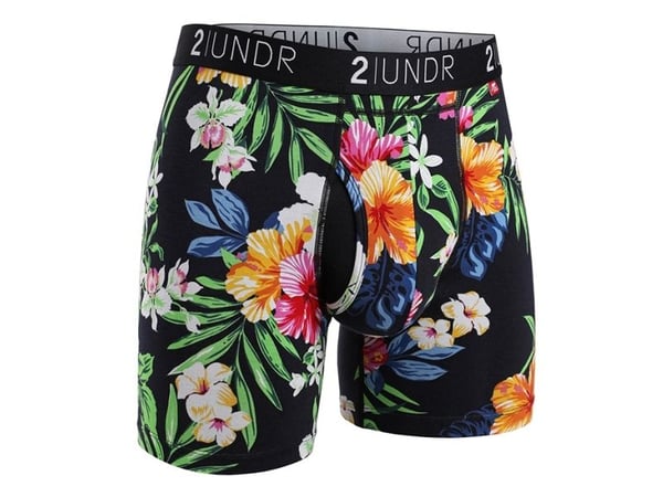 2UNDR Swing shift boxershorts blomstret str. S