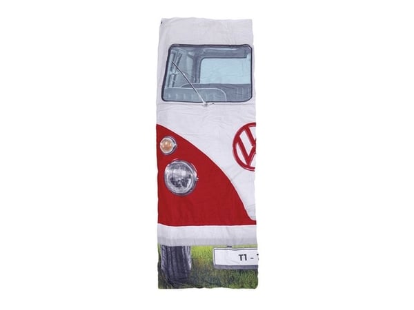 Sovepose VW T1 bus, rød