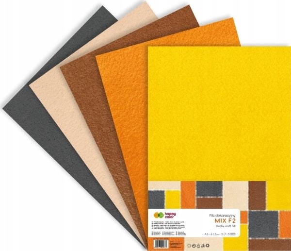Happy Color filtdekor MIX F2 5 stk HAPPY COLOR