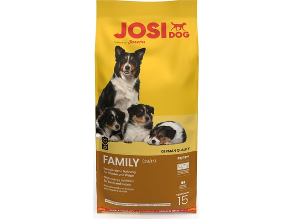 Tørr hundemat Josidog Family – 15 kg