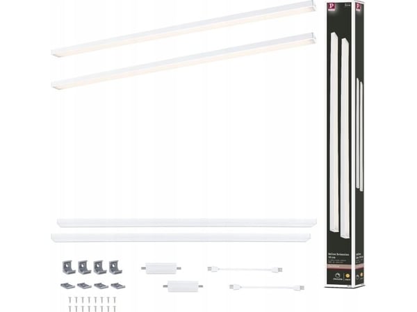 Paulmann inline LED infälld armatur utbyggnadssats 6 W varmvit/vit (matt)