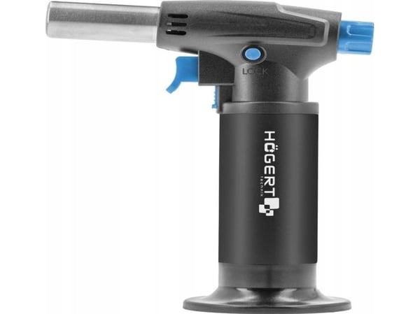 Högert Technik HT2C509 gasbrännare laddad med gas tändare Hogert Technik HT2C509 5902801317958