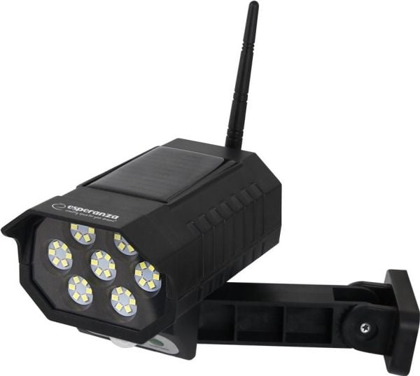 Esperanza ECA103 solcellelampe, kamera-attrappe til overvåking phantom