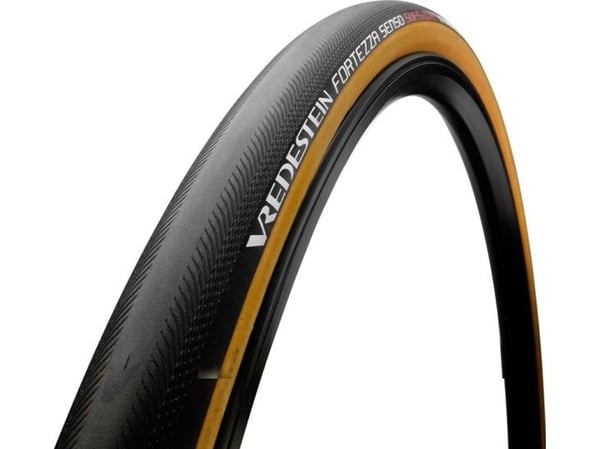 Vredestein Fortezza Senso Superiore 700x25C (25-622) sammenleggbar TPI320 235 g svart/gul (NEW)