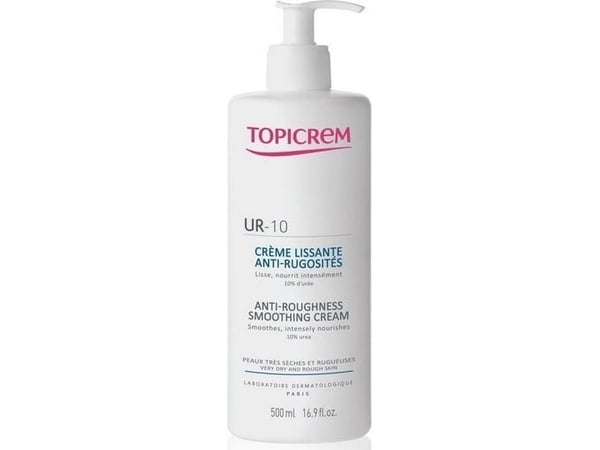 Topicrem UR-10 Anti-Roughness Smoothing Body Cream erittäin kuivalle iholle 500 ml