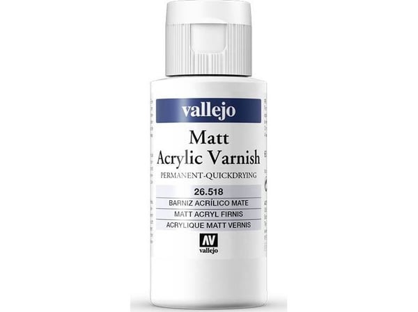 Vallejo Model Color 55 ml Matt Liquid Varnish, 0,06 l, Metall, 1 stykker
