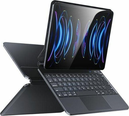 USAMS skyddsfodral med tangentbord för iPad Pro 12,9" svart/black Miaoke Series IPP12MG01 (US-BH876)